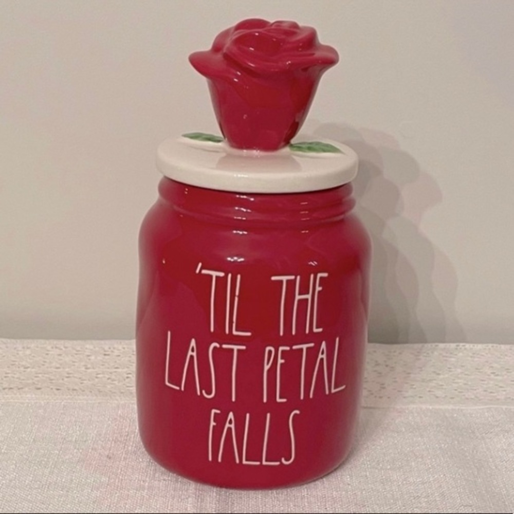 Rae Dunn‎ Disney ‘TIL THE LAST PETAL FALLS Canister
